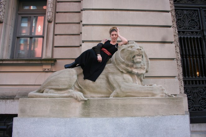 "The Lioness Takes New York" photographed by Nichole Hastings