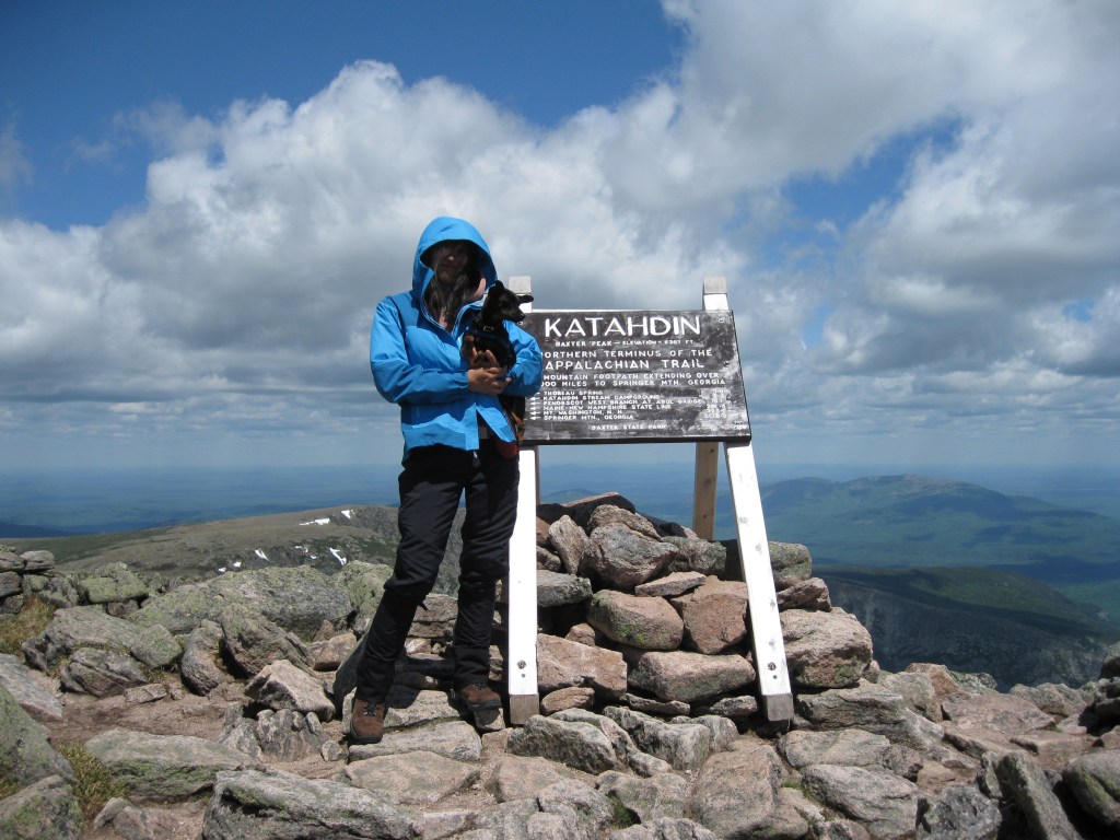 5267-ft, Summit of Mt. Katahdin, Baxter State Park, Maine, May 30, 2010