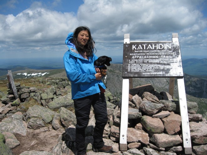 5267-ft, Summit of Mt. Katahdin, Baxter State Park, Maine, May 30, 2010.