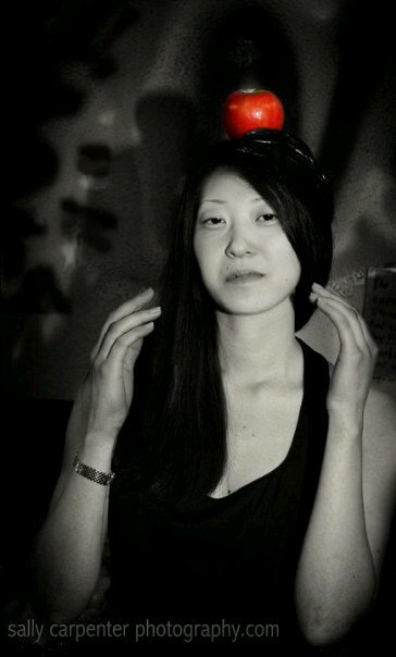 "Apple-shot Temptation" photographed by Sally Carpenter