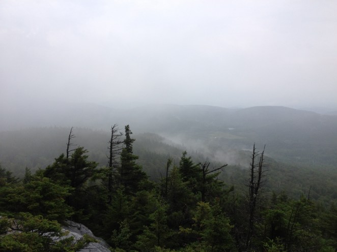A Break For Lunch Atop Mt. Cube on a Rainy Day #1