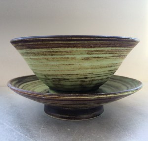 Green Teabowl Set no. 1