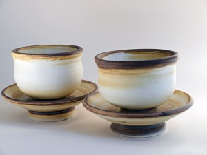 White Teabowl Sets no. 2 & 3
